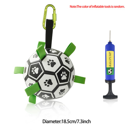 Interactive Dog Football Toy Soccer Ball Inflated Training Toy Pets Gym From House C1