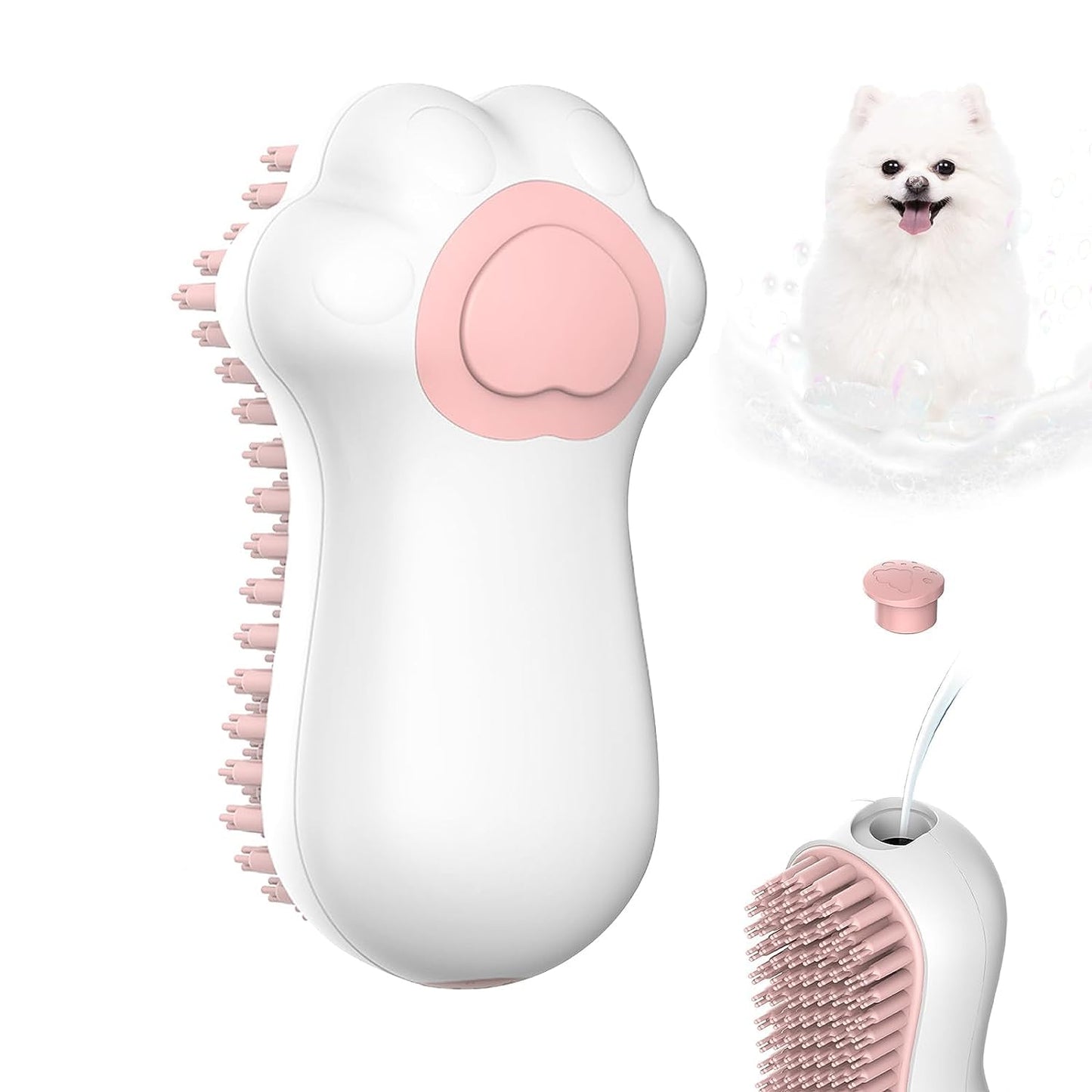Dog Cat Bath Brush Comb Brush Puppy Pet Grooming Bath Massage Pets Gym From House