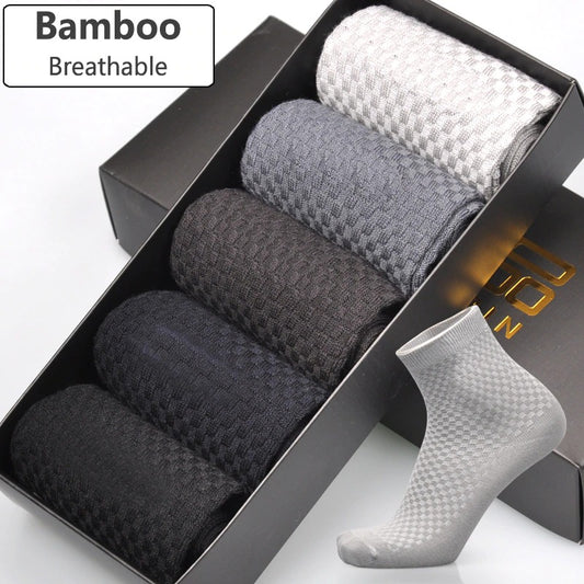 Socks men's new bamboo fiber men's socks Men dealsniper-net