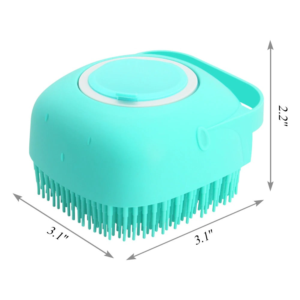 Pet Dog Shampoo Massager Brush Cat Massage Comb Grooming Pets Gym From House