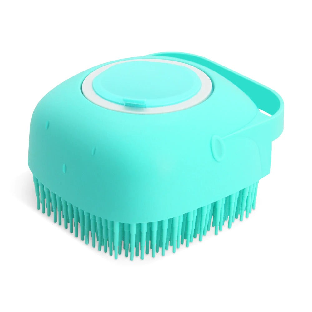 Pet Dog Shampoo Massager Brush Cat Massage Comb Grooming Pets Gym From House
