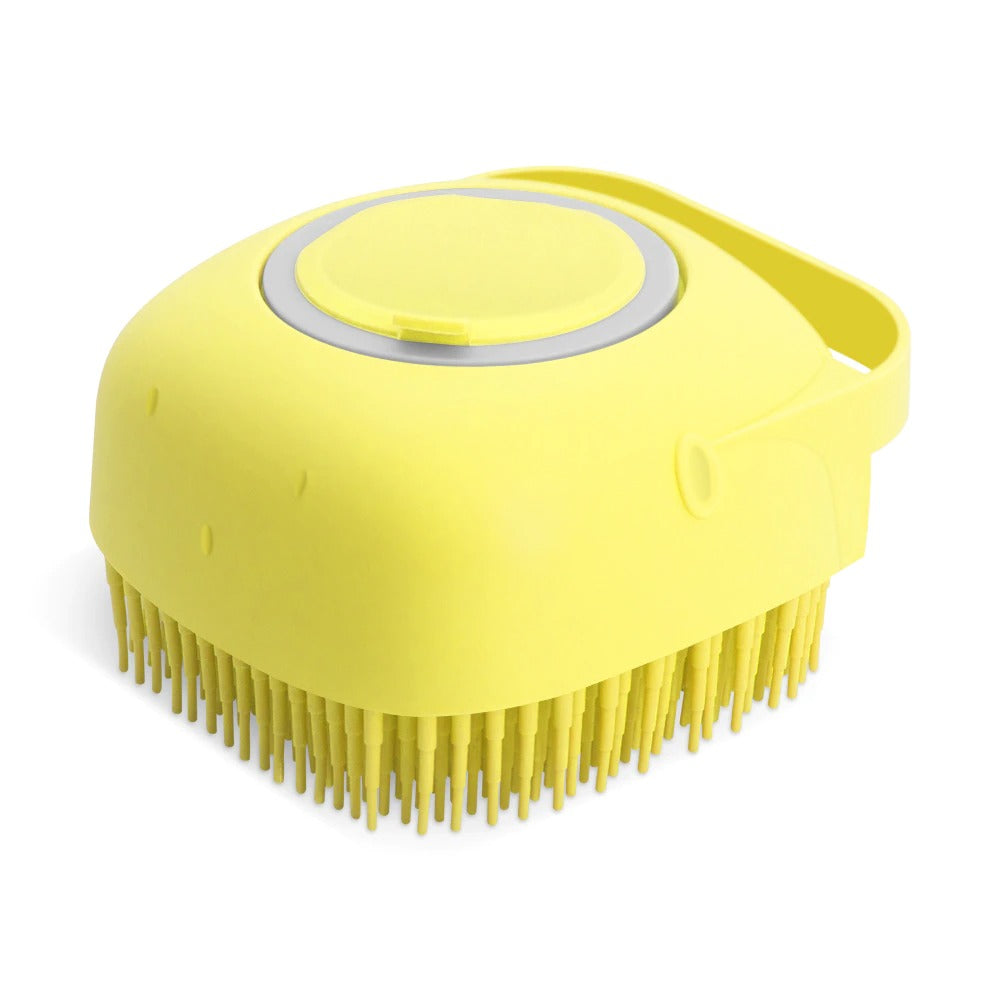 Pet Dog Shampoo Massager Brush Cat Massage Comb Grooming Pets Gym From House