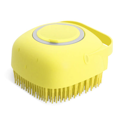 Pet Dog Shampoo Massager Brush Cat Massage Comb Grooming Pets Gym From House