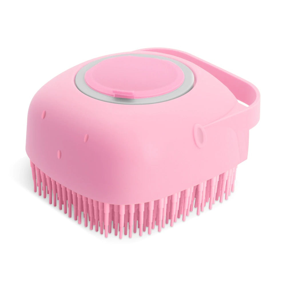 Pet Dog Shampoo Massager Brush Cat Massage Comb Grooming Pets Gym From House