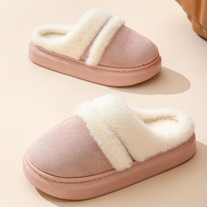 Fashion Warm Cotton Slippers For Women Leisure Slipper Women dealsniper-net Pink 36to37