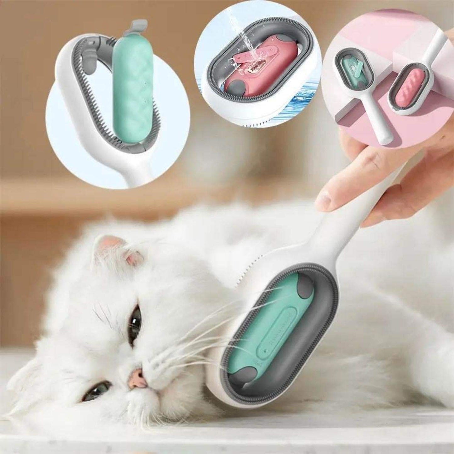 Cat Hair Brush With Water Sticky Brush For Cats Pets Gym From House