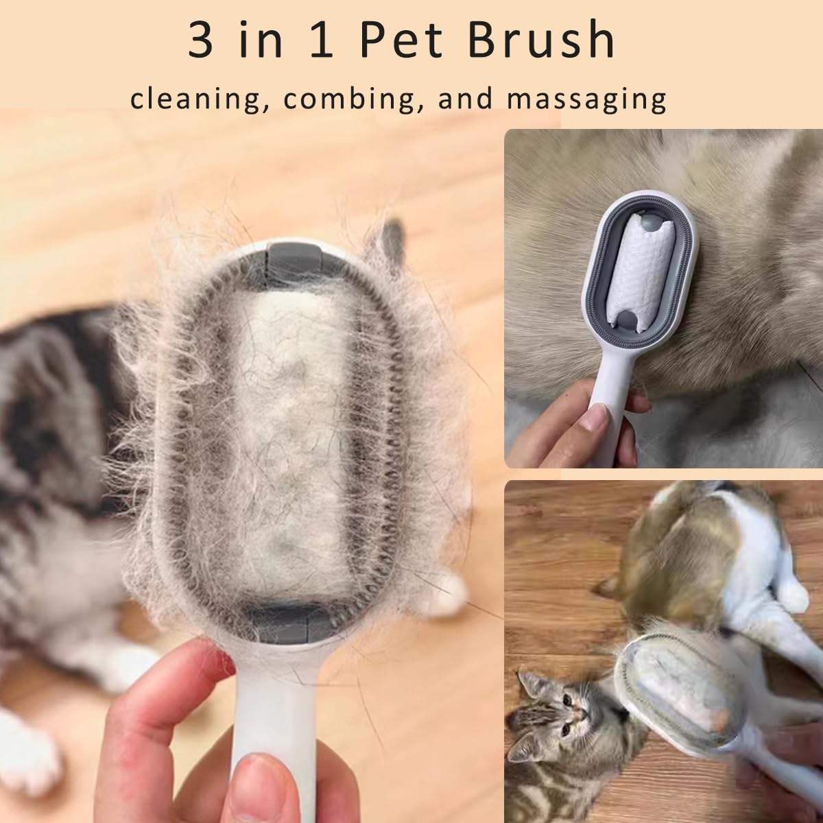 Cat Hair Brush With Water Sticky Brush For Cats Pets Gym From House