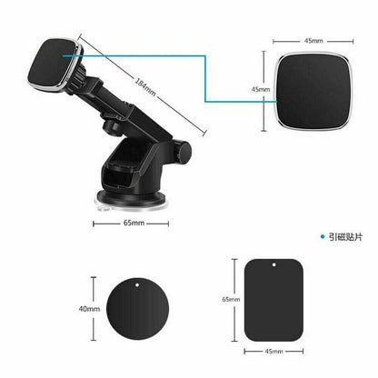 Magnetic Phone Car Mount, Universal Dashboard Windshield