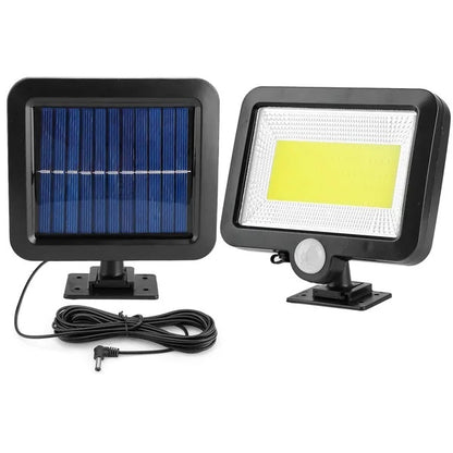 Solar Powered Wall Lights Outdoor LED Beads Motion Sensor Lamp Outdoor Gym From House