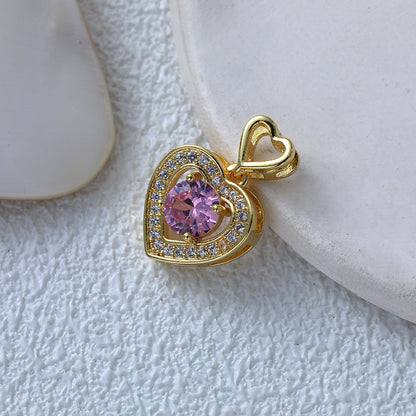 Fashionable Commuter Trendy Micro-Inlaid Zircon Ice-Type Necklace Jewelry Gym From House D081JF