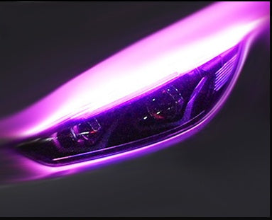 Car Light Turn Signal Led Strip Car LED Daytime Running Vehicle Gym From House Purple Yellow 2pcs 30cm