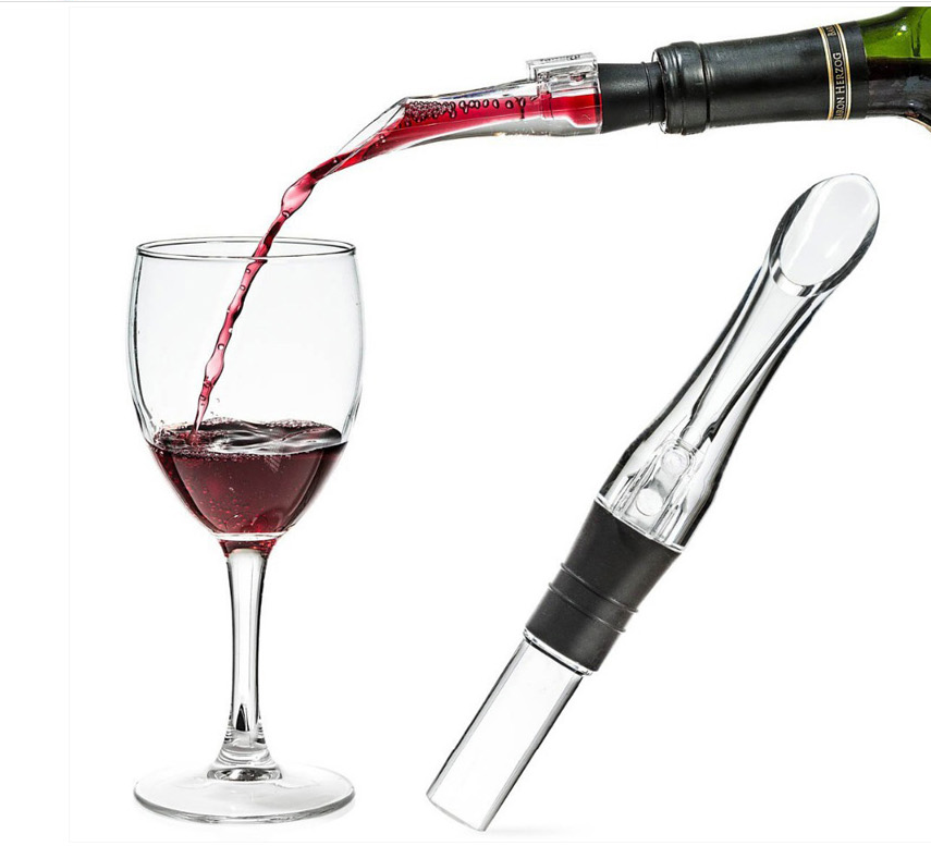 Wine decanter pourer pen fast decanter acrylic decanter pen shape Kitchen DealSniper.net