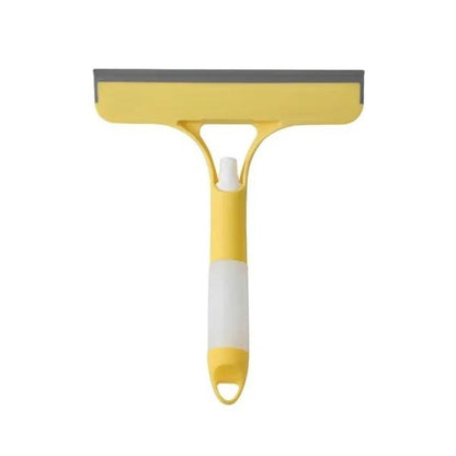 Multi-function Glass Wiper Home Cleaning Brush Sprayer House DealSniper.net Yellow