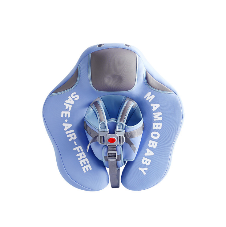 Children's Free Inflatable Lying Ring Anti-turning Swimming Ring Kids DealSniper.net Blue 7