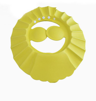 New Eco-friendly Material Kids Shower Baby Bath Adjustable Size Kids dealsniper-net Yellow with ear