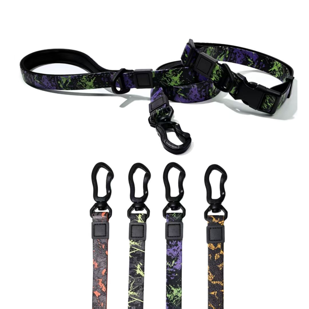UV Printing Camouflage Embossed Pet Leash Set Is A Perfect Combination Pets dealsniper-net