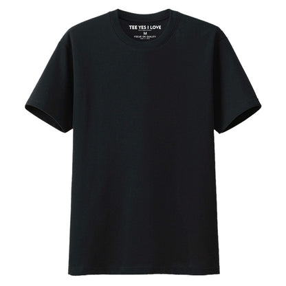 High-quality Pure Cotton Men's Loose Crew Neck Printed Men Gym From House Black L