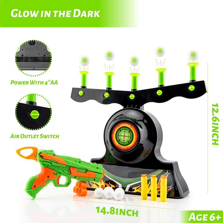 Shooting Games Toy Glow In The Dark Foam Blaster Kids dealsniper-net