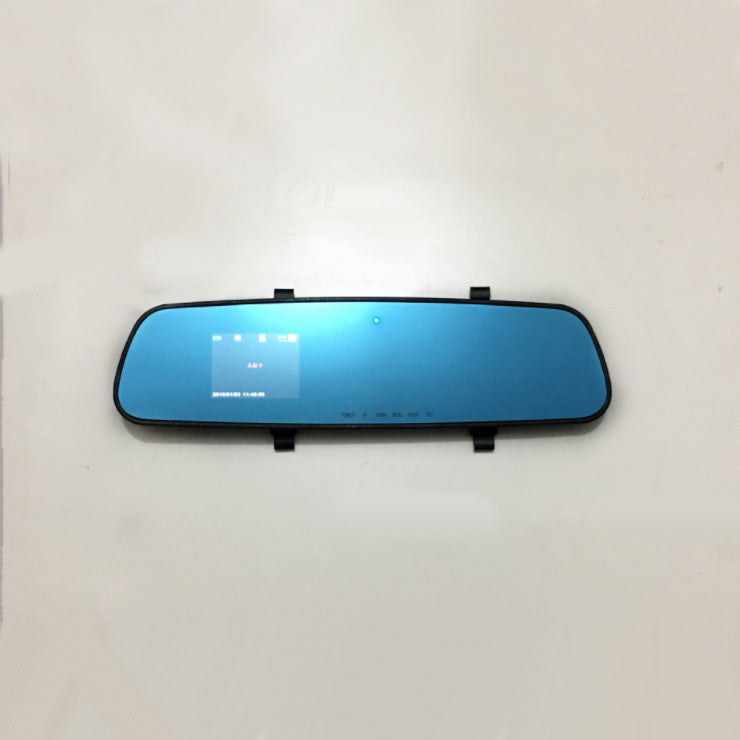 1080P HD Rearview Mirror Driving Recorder Vehicle DealSniper.net Blue 2.4inch