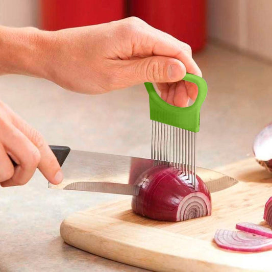 Vegetable Holder Cutting Aid Guide Kitchen dealsniper-net