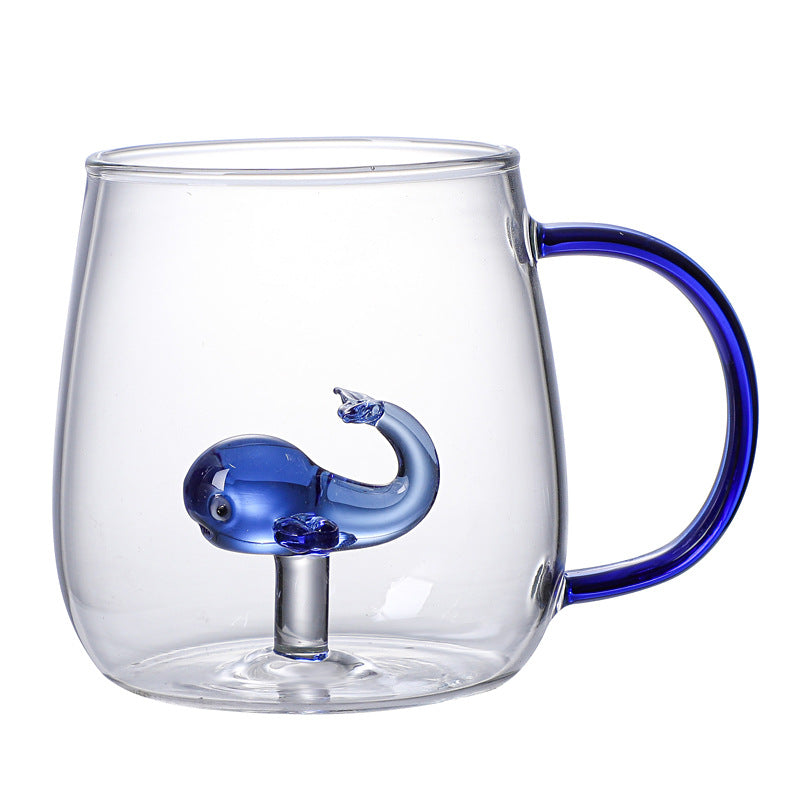 Three-dimensional Cartoon Shape Glass Cup Home Cute