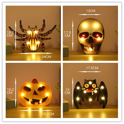 Halloween Lights Decoration LED Light Pumpkin Spider Bat