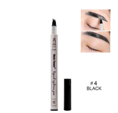 Waterproof Natural Eyebrow Pen Four-claw Eye Brow Tint Beauty dealsniper-net