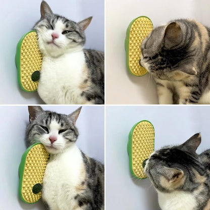 Catnip Toys Balls That Stick On Wall Pet Massage Brush Cat Toy Ball Pets Gym From House