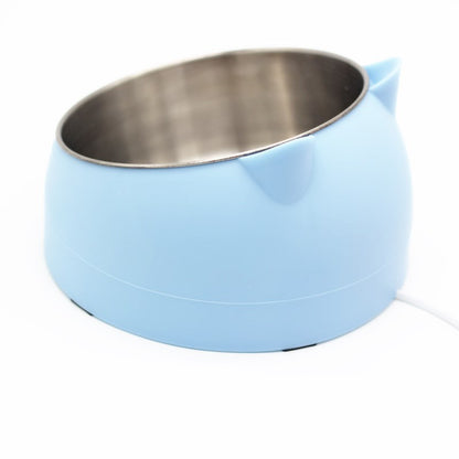 Protective Cervical Cat Bowl Oblique Mouth Pet Bowl Pets DealSniper.net