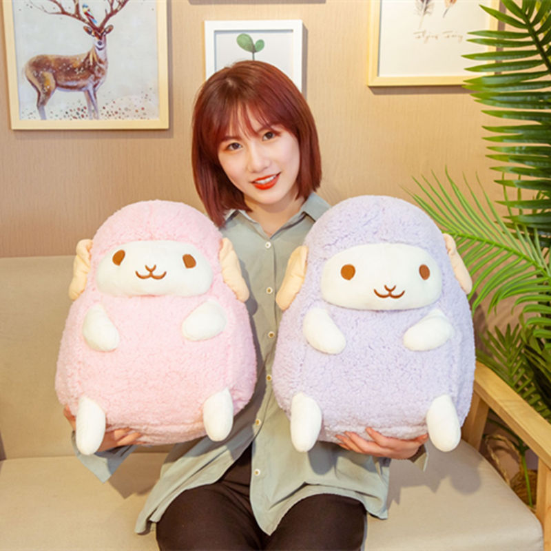Cute Sitting Little Sheep Doll Plush Toy Kids DealSniper.net
