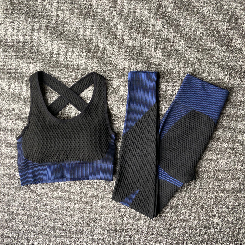 Yoga sets female sport gym suit Women Gym From House