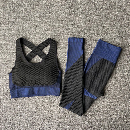 Yoga sets female sport gym suit Women Gym From House