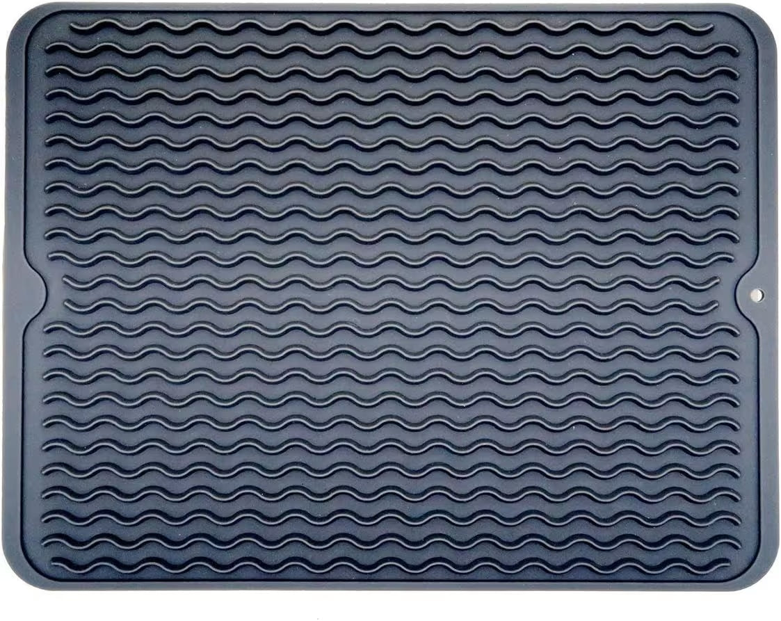 Large Kitchen Silicone Dish Mats Heat Resistant Dry Mats 16 X 12 Inch Kitchen dealsniper-net