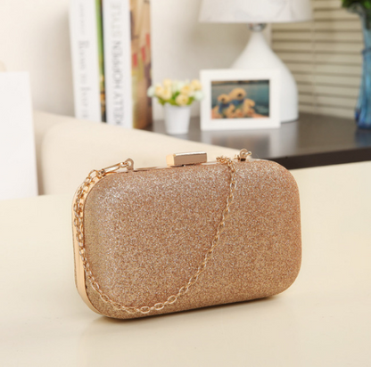 Women Handbag Evening Bags For Party New Women Chain Shoulder Bag Ladies Fashion Gold Clutch Box Bag Women Messenger Women dealsniper-net