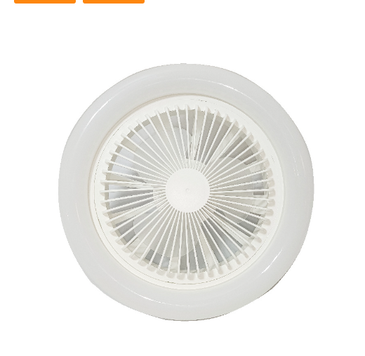 Round Remote Control Ceiling Fan With LED Lamp Hanging Fan