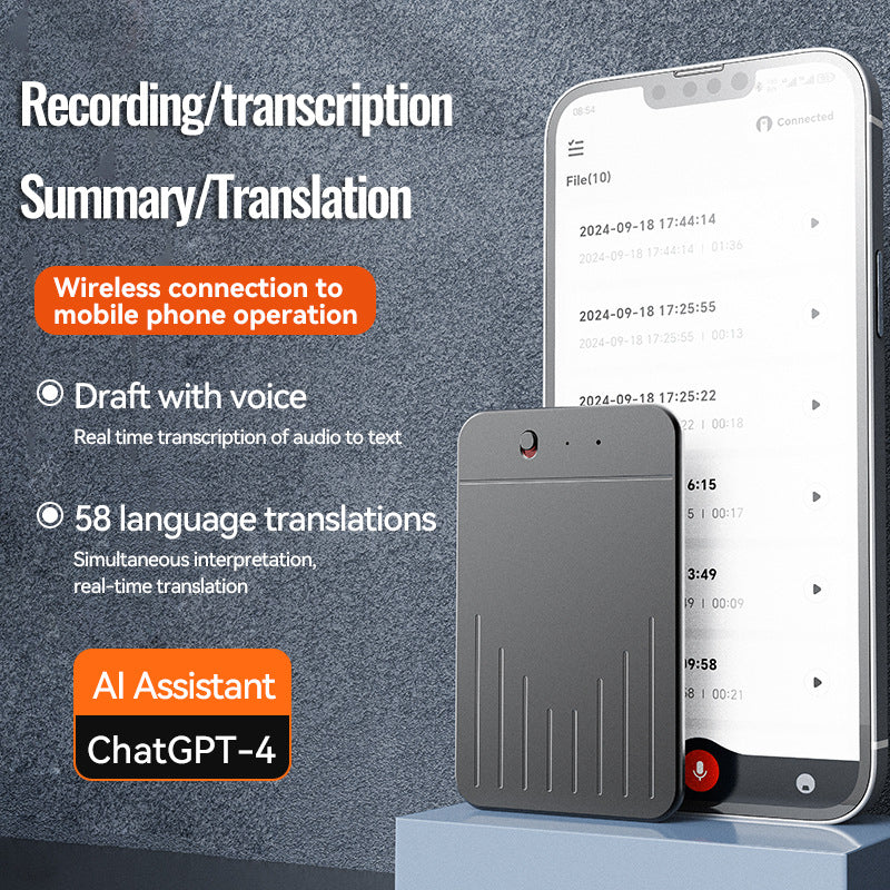 Portable Home A3 Single-Key AI Smart Recorder Ai Recorder dealsniper-net