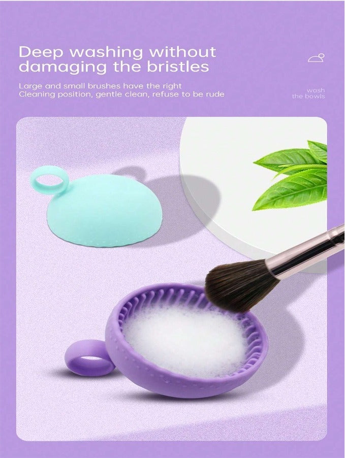 Two Silicone Dishwashing Brushes Are Durable