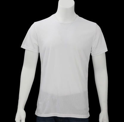 Quick-drying Waterproof Anti-fouling T-shirt Couple Half Sleeve Bottoming Shirt Men dealsniper-net White S