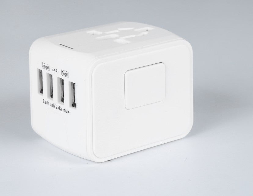 Multi-function socket Electronic dealsniper-net Pure White