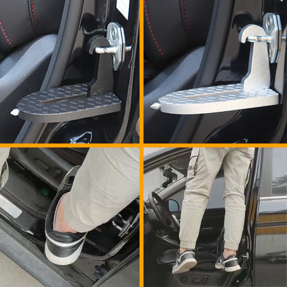 Foldable Car Door Step Pedal Universal Auto Rooftop Luggage