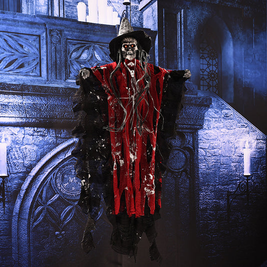 Halloween Decorations Accessories Horror Grim Reaper Hanging Ghost Holidays Gym From House Red