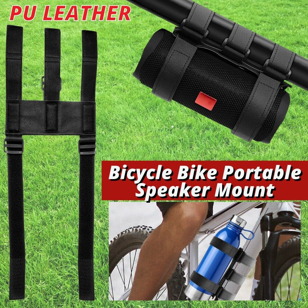 Bluetooth Speaker Mount Bike Adjustable Strap Accessories For Golf Cart Bicycle Outdoor DealSniper.net