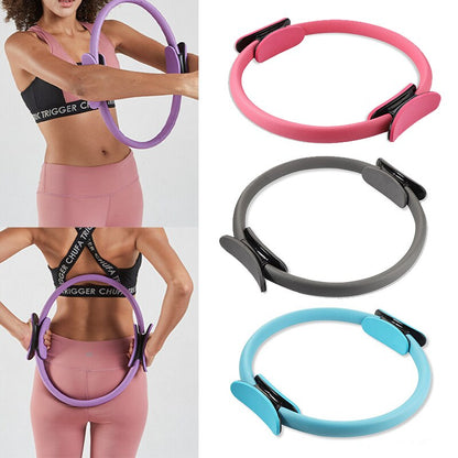 Yoga Fitness Pilates Ring Women Girls Circle Magic Dual Exercise Sports dealsniper-net