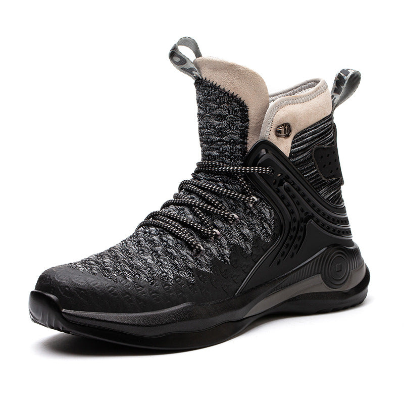 High-top Safety Shoes Construction Protective Footwear Men Steel Toe Shoes Breathable Hiking Boots Puncture Proof Work Boots Men DealSniper.net