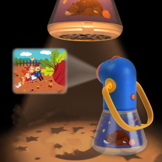 Children's Toy Storybook Torch Projector Kaleidoscope Sky Handrail Kids Gym From House