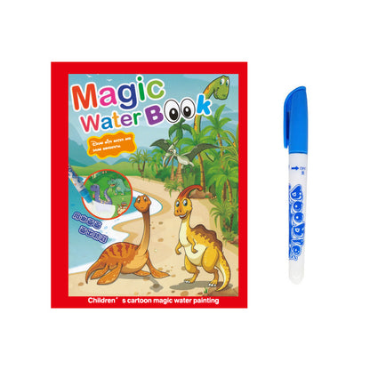 Children's Creative Magic Water Painting Book Kids dealsniper-net Dinosaur World