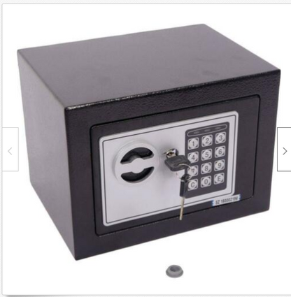 Mini office safe Deals DealSniper.net Black