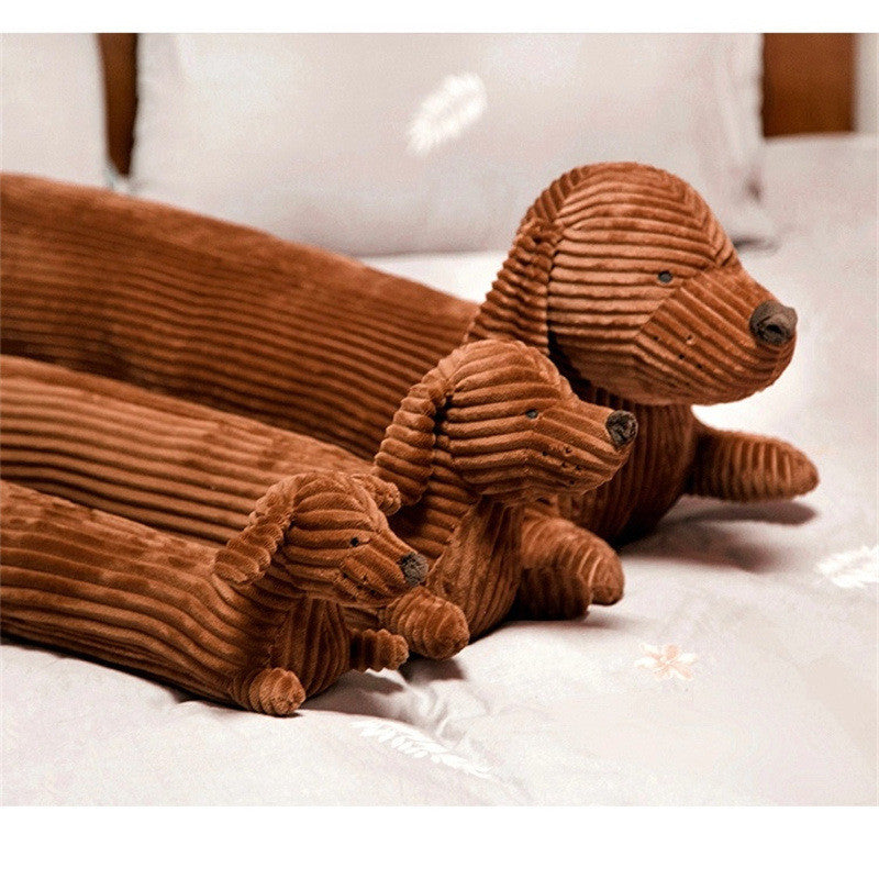 Brown Cute Dachshund Long Sofa Home Decor Pillow Home Decor dealsniper-net