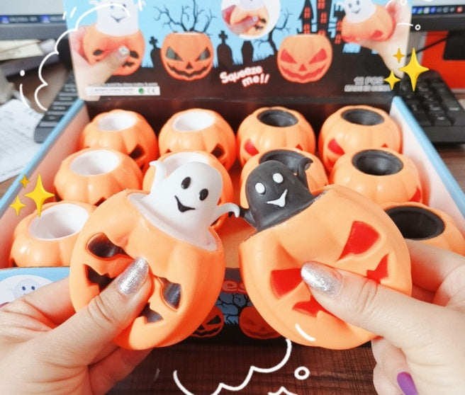 Pumpkin Head Pinch And Release Ball Kids dealsniper-net Non luminous pumpkin