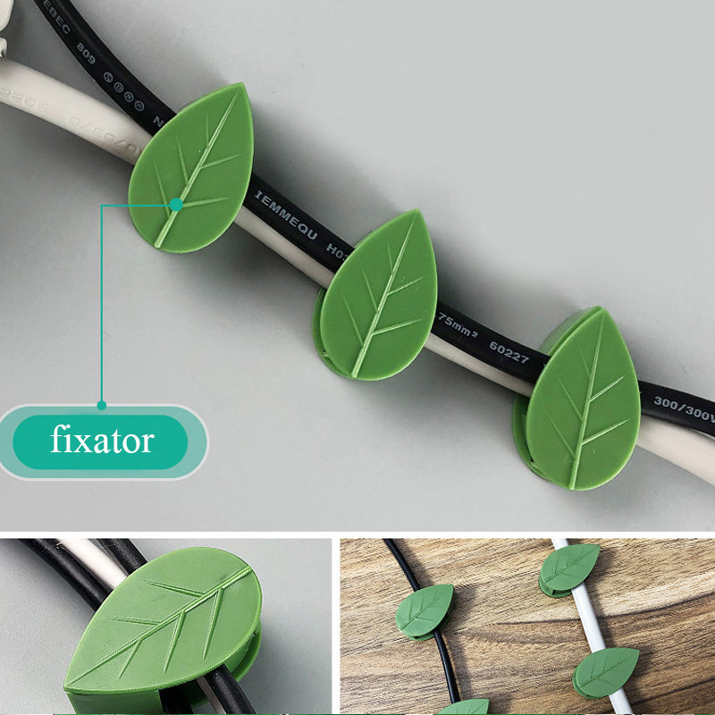 Self-Adhesive Plant Fixture Clip Green Dill Fixator Garden Decor Garden dealsniper-net